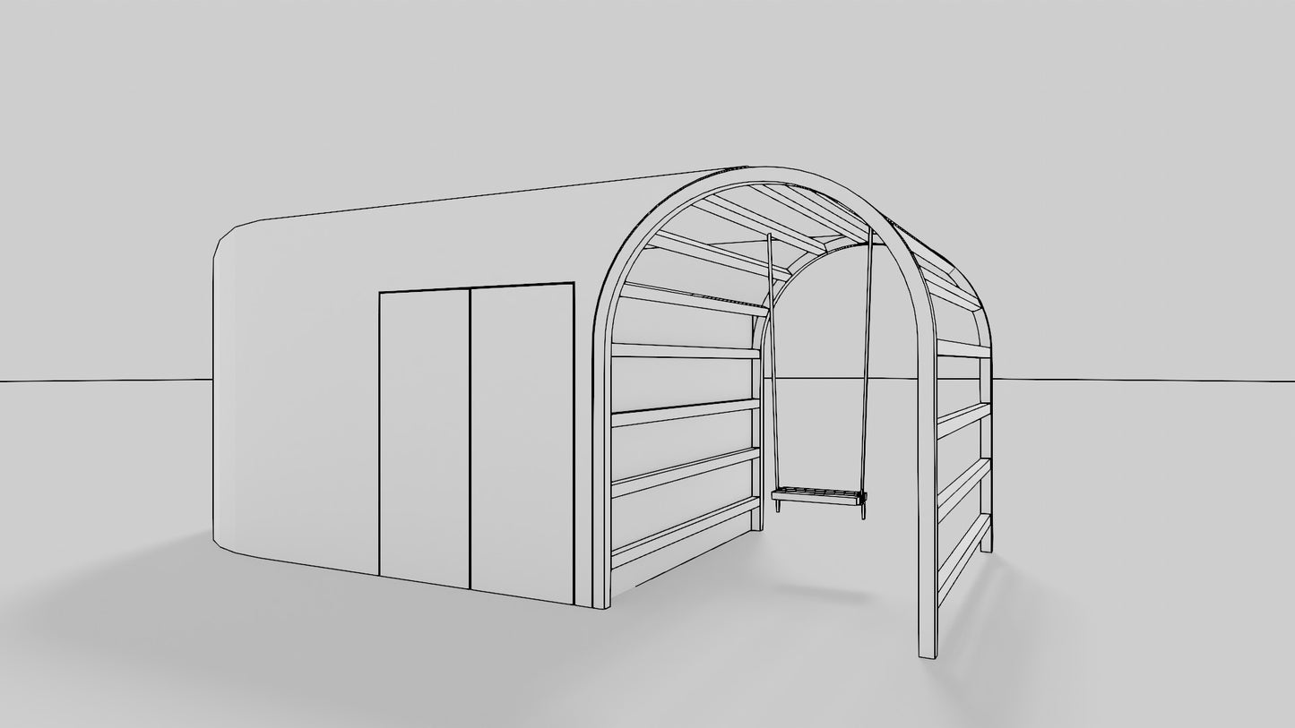 Bjarke - Gartenhaus als Spielobjekt